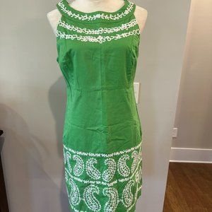 Lilly Pulitzer Green Sleeveless Dress - Size 10